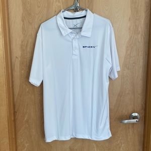 SpaceX Mens Dri-Fit Polo NWOT
